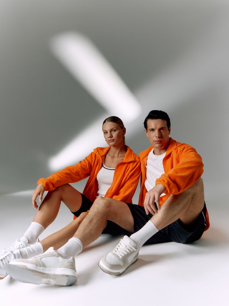 Куртка флисовая унисекс Fliska, оранжевая / Миниатюра имиджевого (1000)