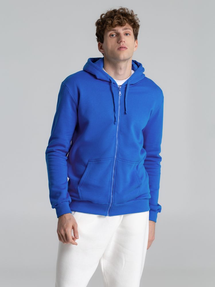 Толстовка на молнии с капюшоном Siverga 2.0 Heavy, ярко-синяя / Миниатюра модельного (1000)