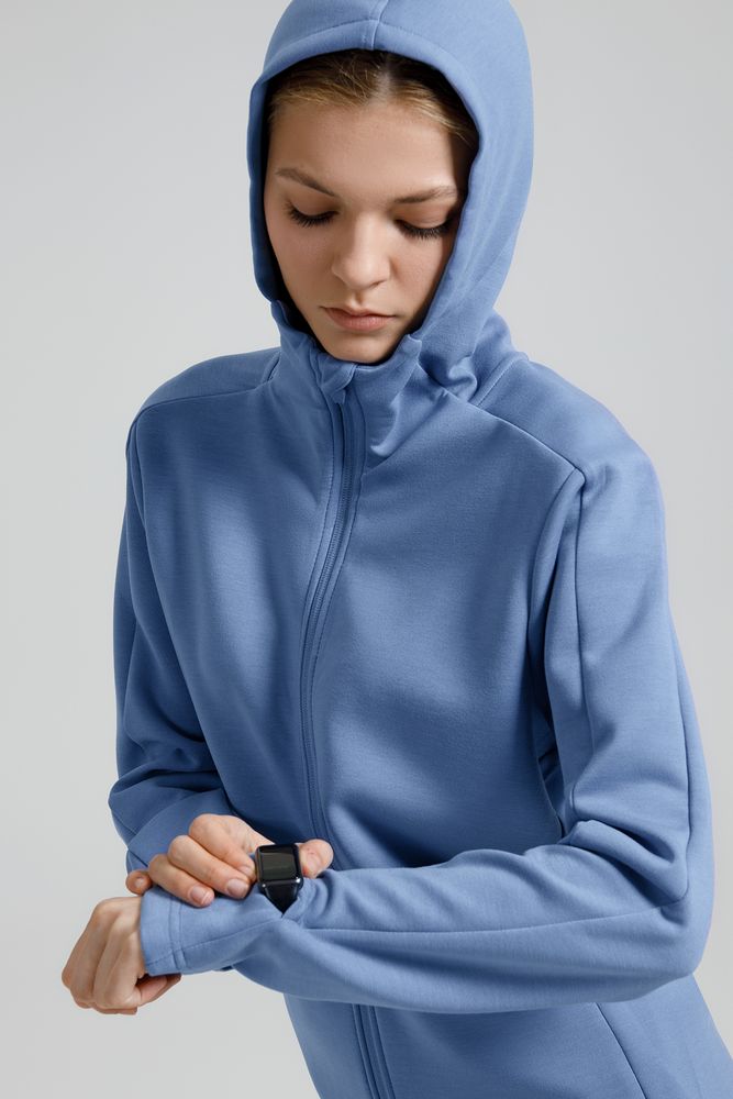 Куртка с капюшоном унисекс Begi, синяя / Миниатюра модельного (1000)