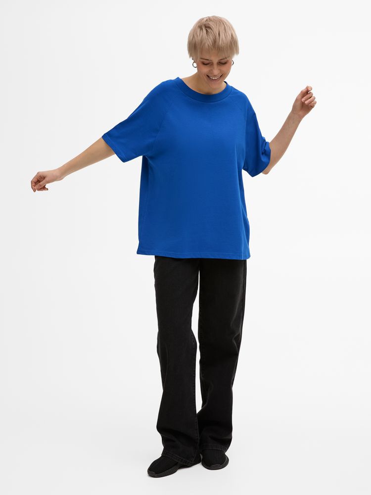 Футболка унисекс T2, синяя / Миниатюра модельного (1000)