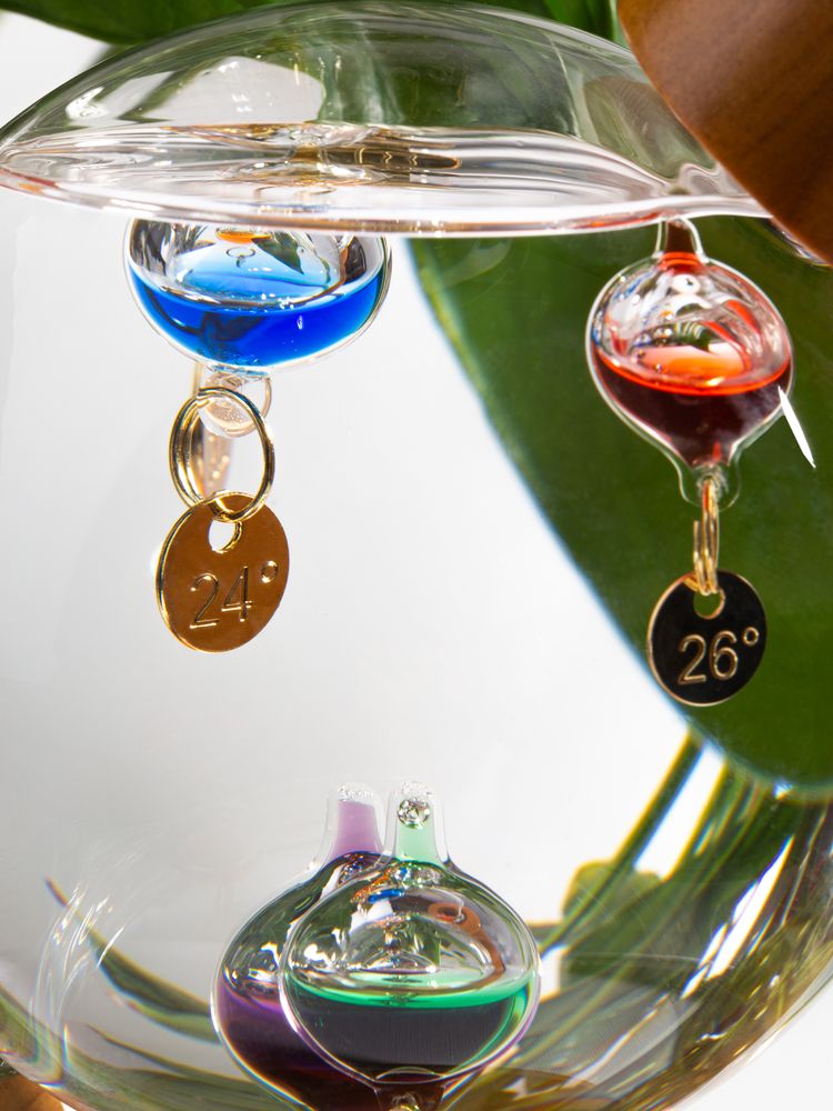 Термометр-шар «Галилео» в деревянном корпусе / Миниатюра имиджевого (1000)