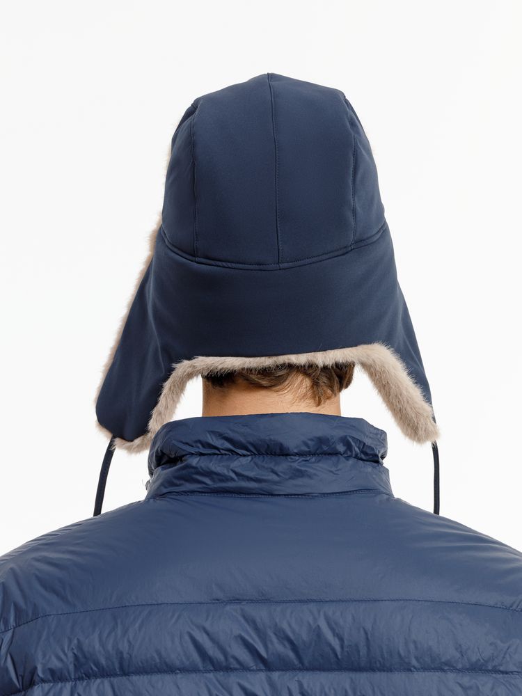 Шапка-ушанка Wasa, темно-синяя / Миниатюра модельного (1000)