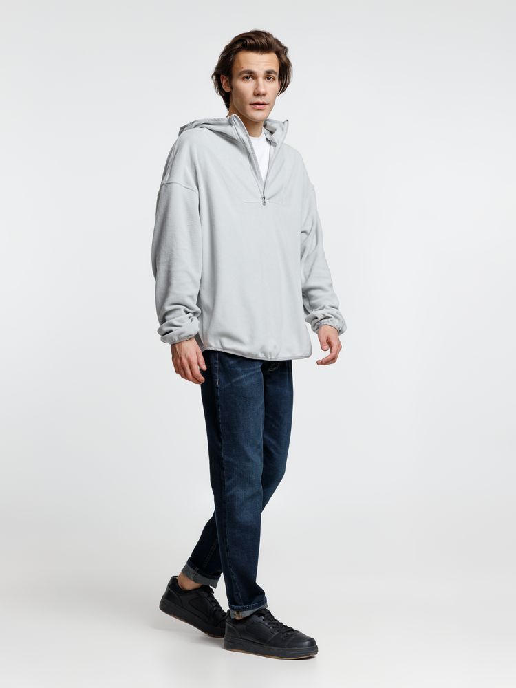 Анорак флисовый унисекс Fliska, светло-серый / Миниатюра модельного (1000)