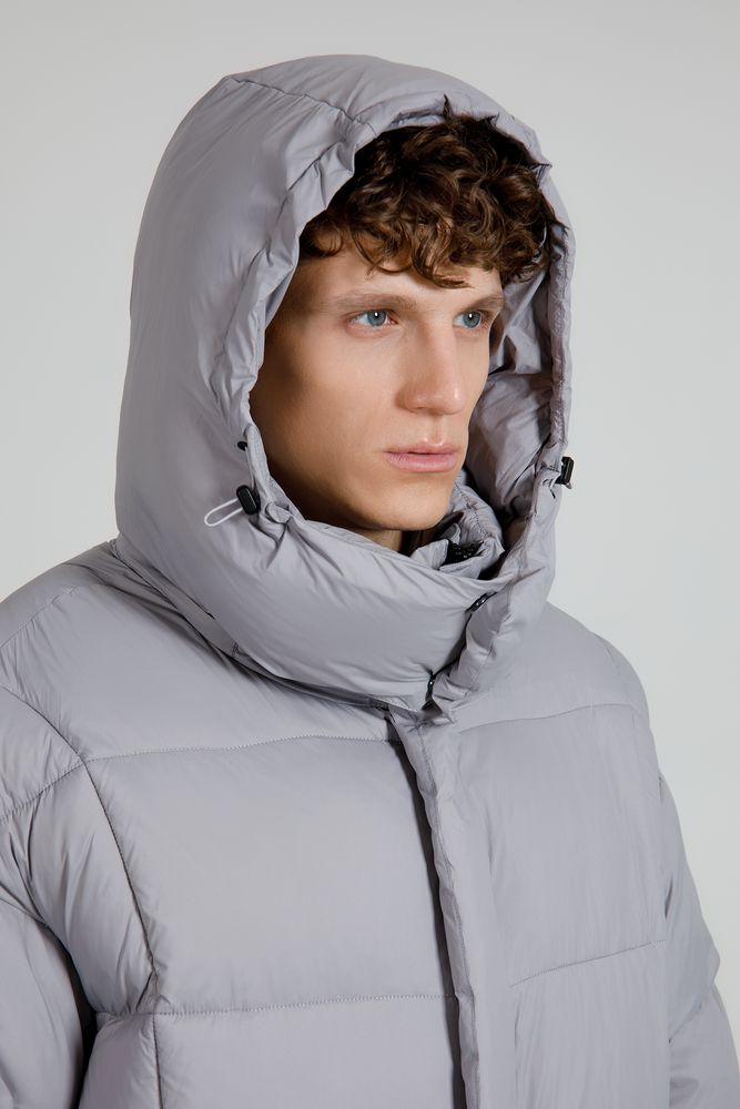 Пуховик унисекс Kapsula, серый / Миниатюра модельного (1000)