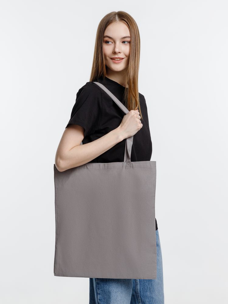 Холщовая сумка Optima 135, серая / Миниатюра модельного (1000)