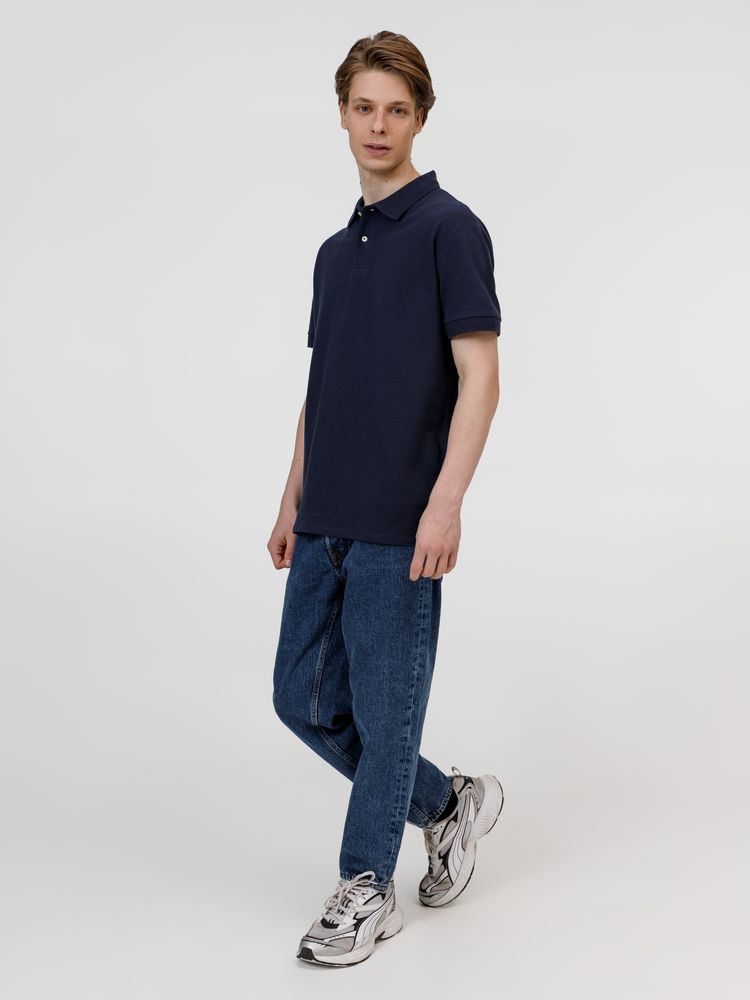 Рубашка поло унисекс Pacific, кобальт (темно-синяя) / Миниатюра модельного (1000)