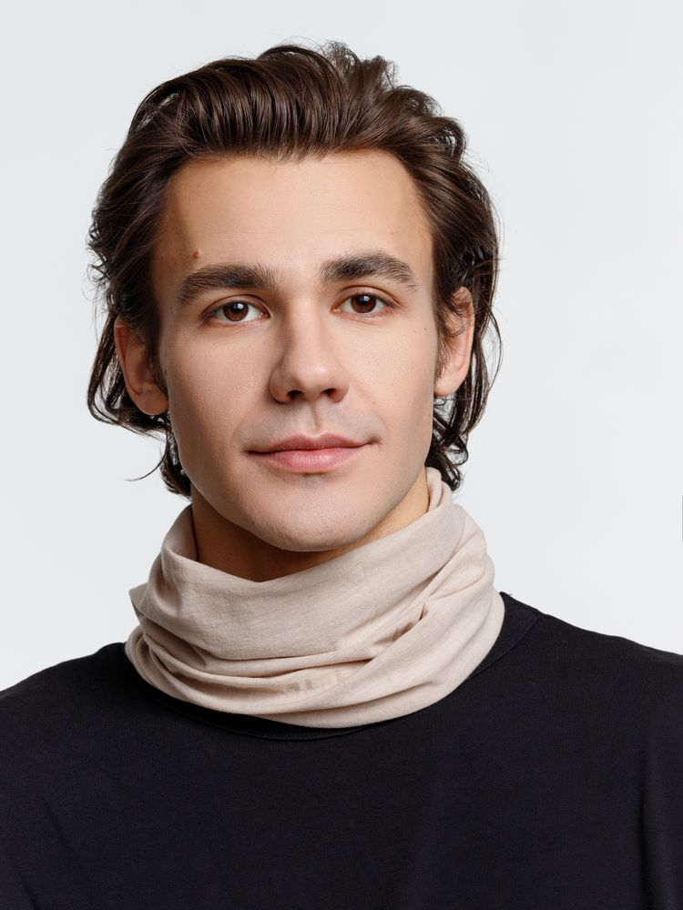 Многофункциональная бандана Dekko, бежевая / Миниатюра модельного (1000)