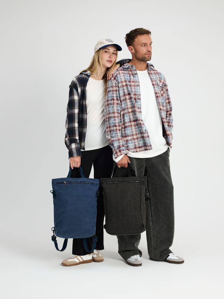 Рюкзак-шопер Casual, черный / Миниатюра модельного (1000)