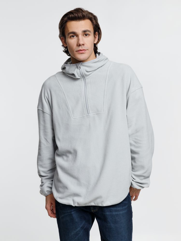 Анорак флисовый унисекс Fliska, светло-серый / Миниатюра модельного (1000)