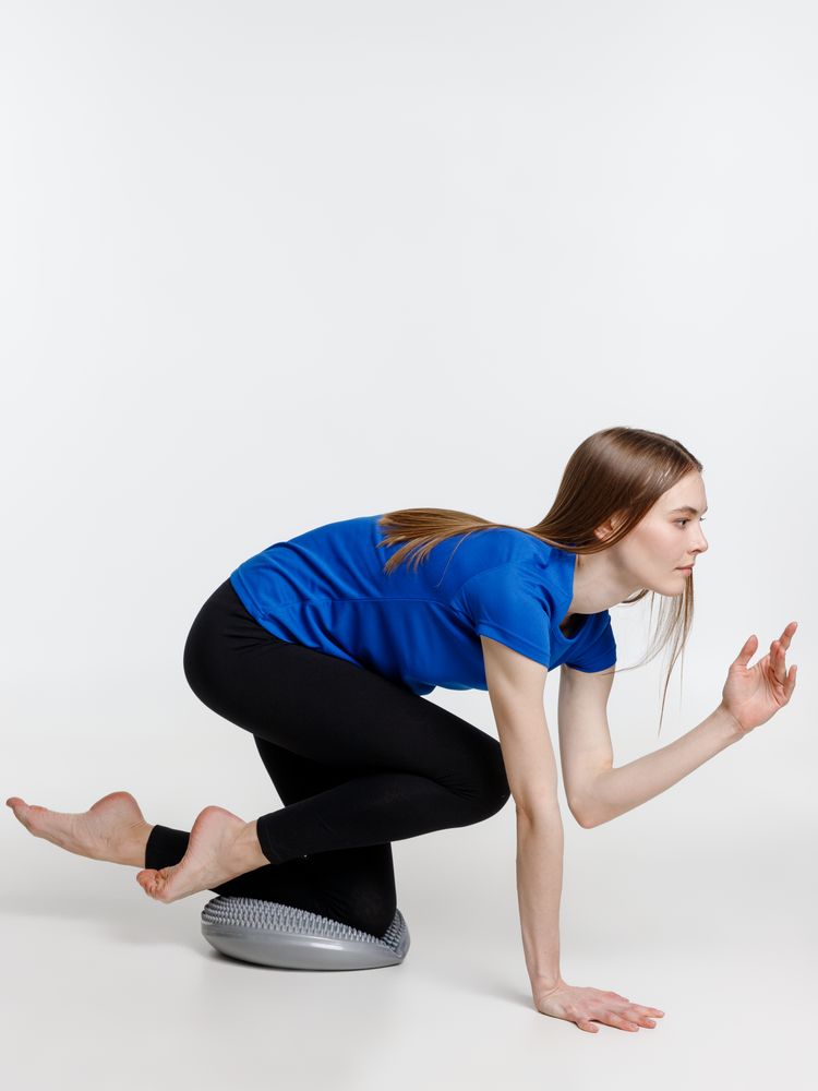 Массажная балансировочная подушка Balansa, серая / Миниатюра модельного (1000)