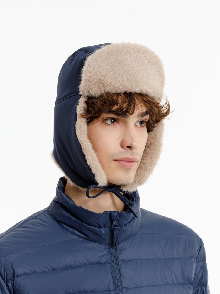 Шапка-ушанка Wasa, темно-синяя / Миниатюра модельного (1000)