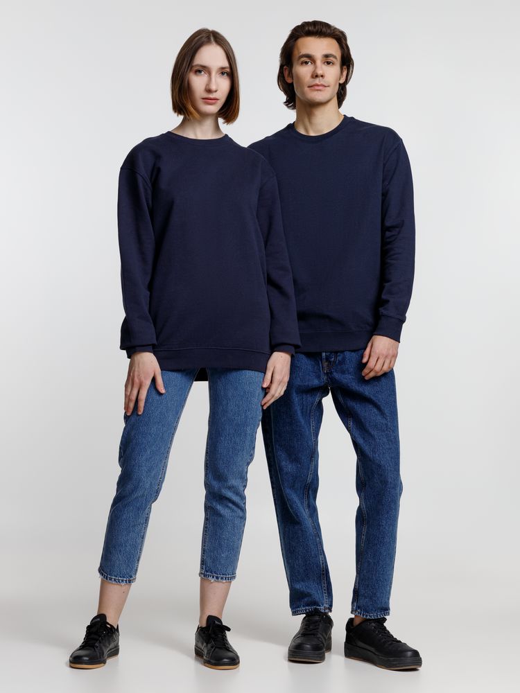 Свитшот унисекс Columbia, темно-синий / Миниатюра модельного (1000)