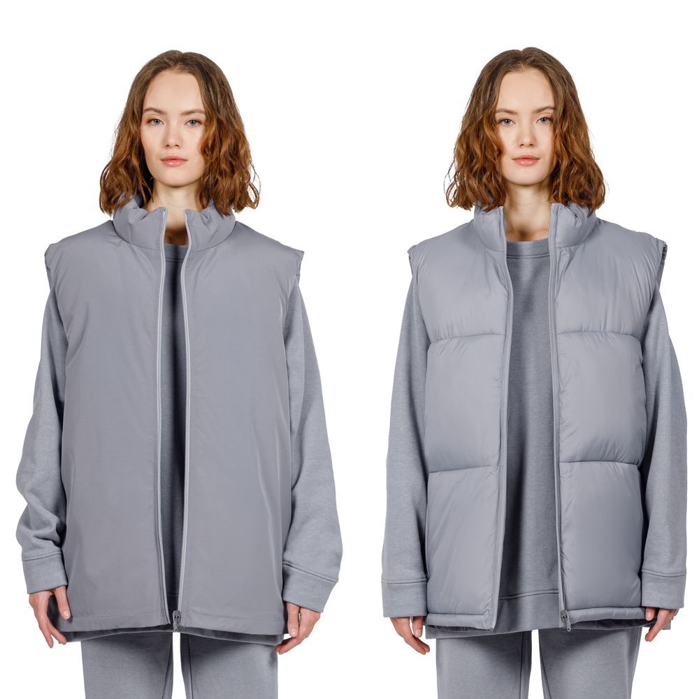 Жилет двусторонний V2, серый / Миниатюра модельного (1000)