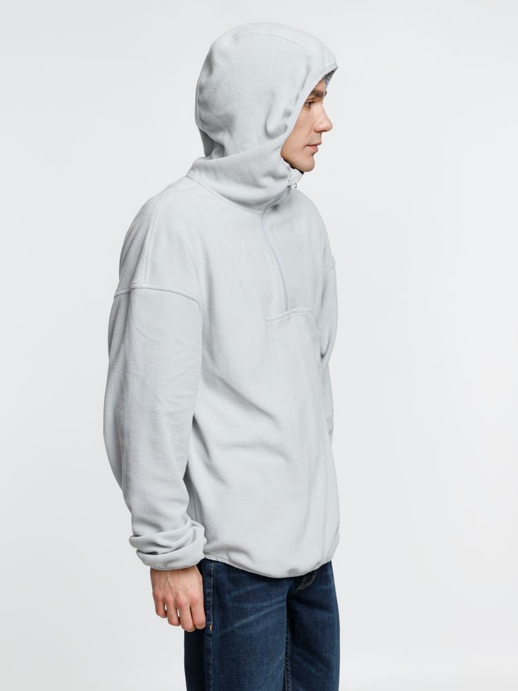 Анорак флисовый унисекс Fliska, светло-серый / Миниатюра модельного (1000)