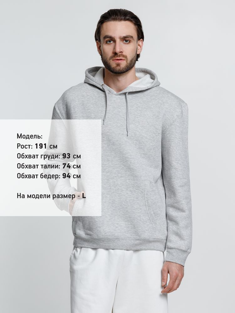 Худи унисекс Phoenix, серый меланж / Миниатюра модельного (1000)