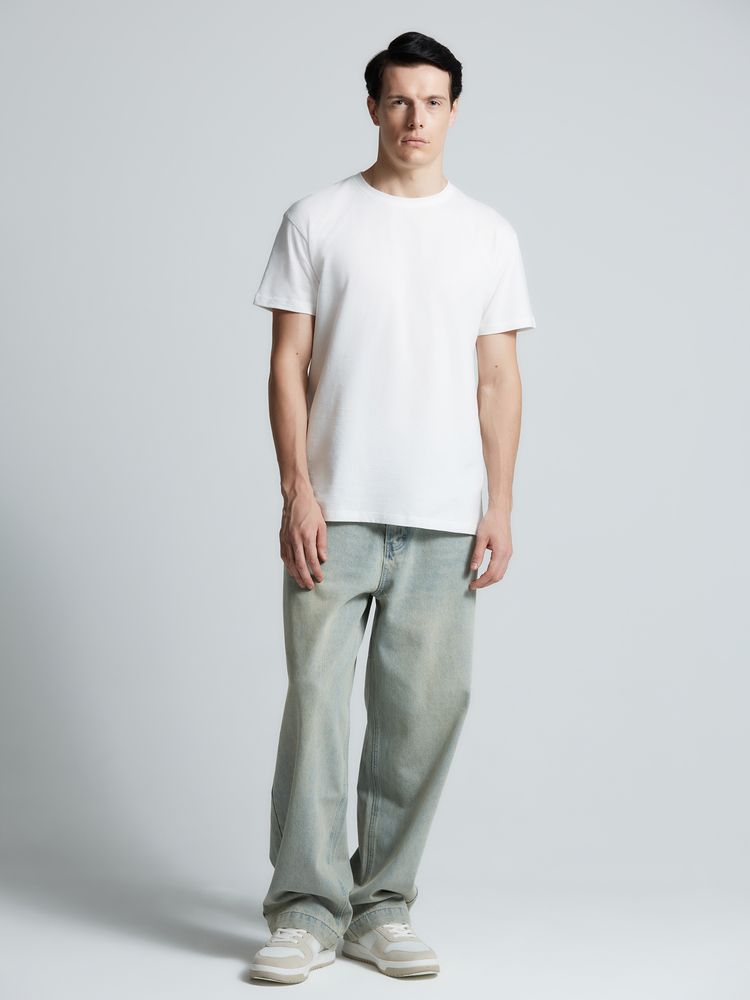 Футболка унисекс T-Bolka 160, белая (белоснежная) / Миниатюра модельного (1000)