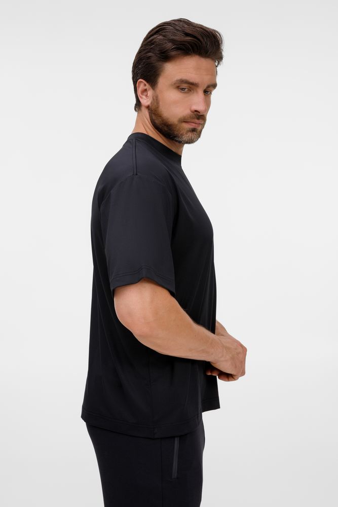 Футболка из бифлекса Morfiss, черная / Миниатюра модельного (1000)