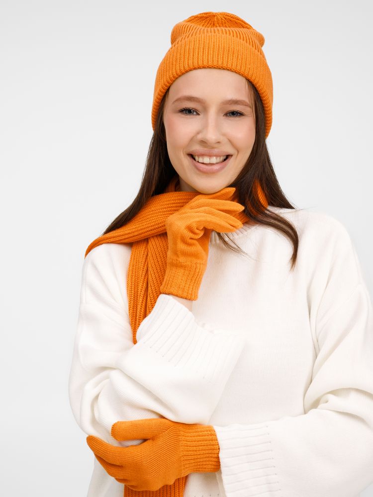 Перчатки Nobilis Mono, оранжевые (абрикос) / Миниатюра модельного (1000)