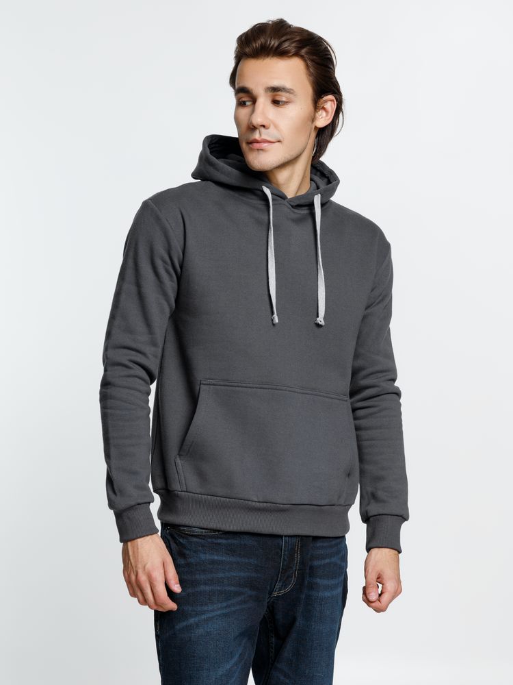 Толстовка с капюшоном Kirenga Heavy, темно-серая (графит) / Миниатюра модельного (1000)