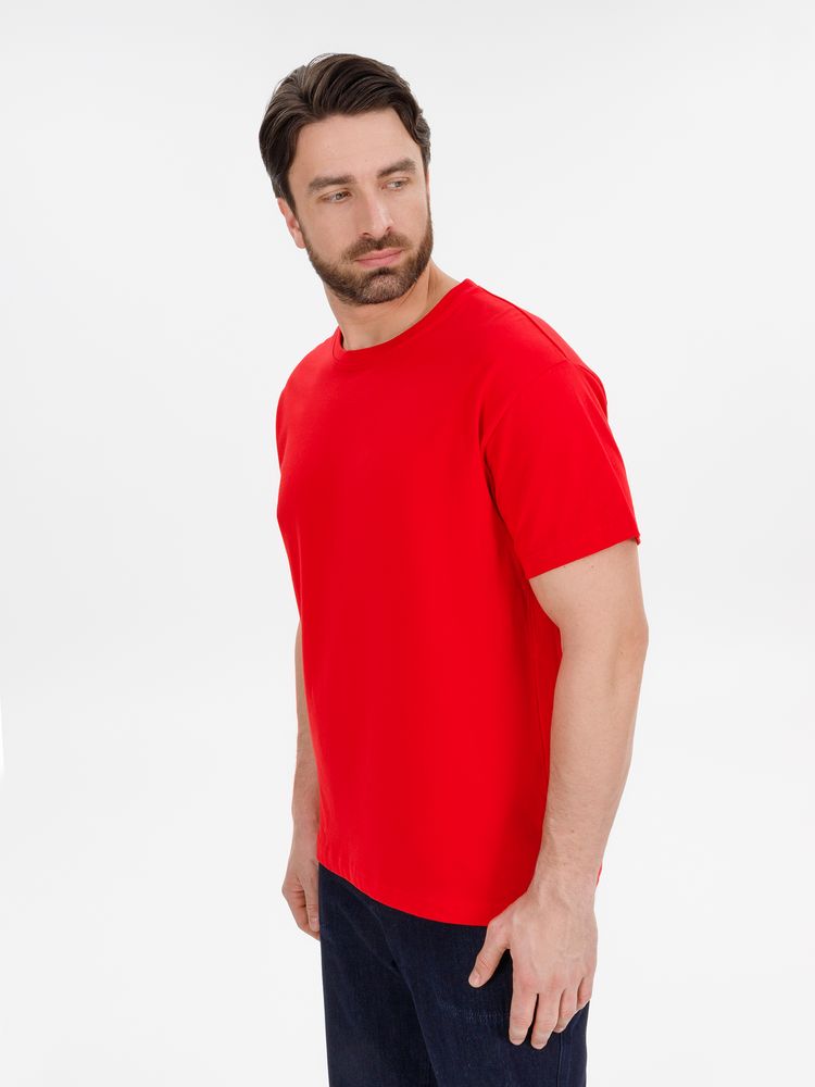 Футболка унисекс T-Bolka 180, красная / Миниатюра модельного (1000)