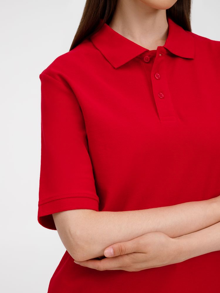Рубашка поло унисекс Upswing, красная / Миниатюра модельного (1000)
