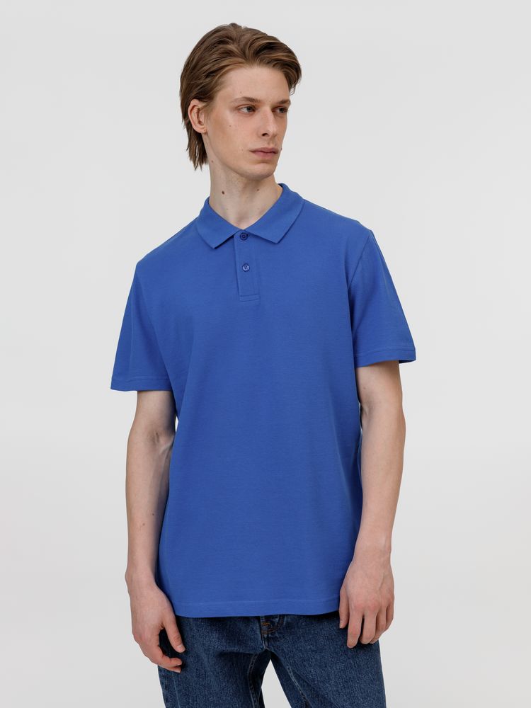 Рубашка поло унисекс Pulse, ярко-синяя (royal) / Миниатюра модельного (1000)