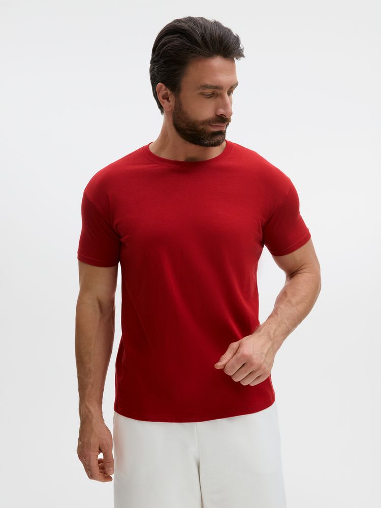 Футболка унисекс Regent 150, вишнево-красная / Миниатюра модельного (1000)