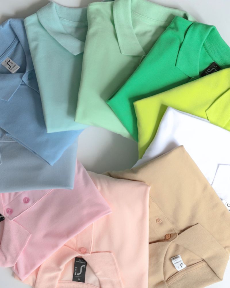 Рубашка поло мужская Summer 170, голубая / Миниатюра имиджевого (1000)