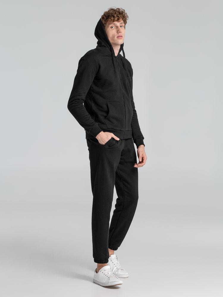 Толстовка на молнии с капюшоном Siverga 2.0 Heavy, черная / Миниатюра модельного (1000)