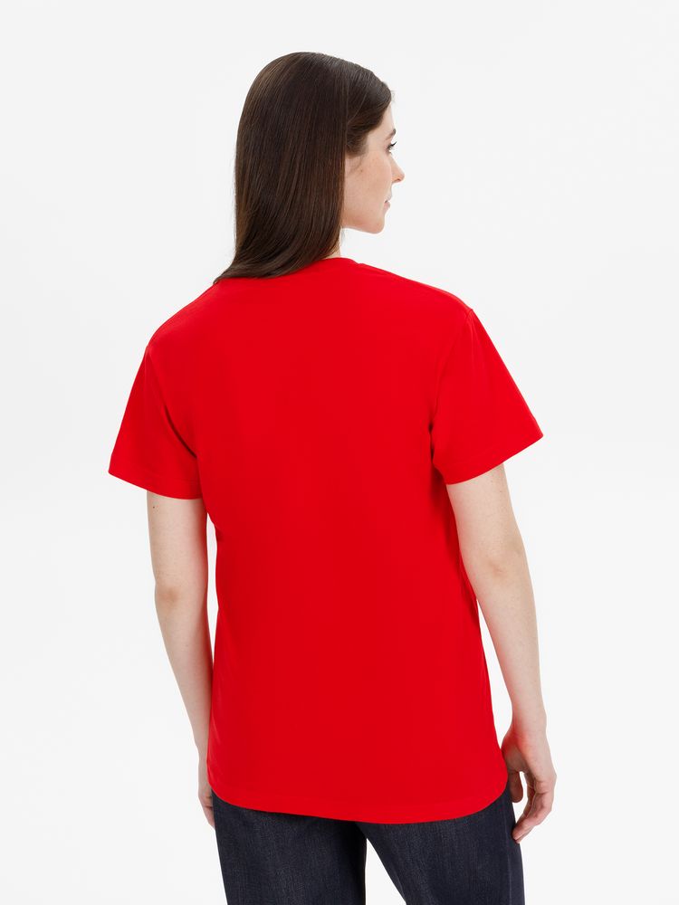 Футболка унисекс T-Bolka 180, красная / Миниатюра модельного (1000)