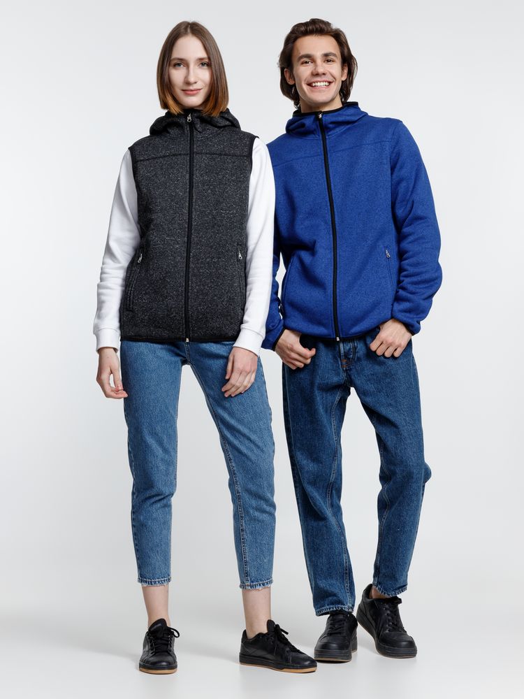 Жилет с капюшоном унисекс Gotland, черный / Миниатюра модельного (1000)