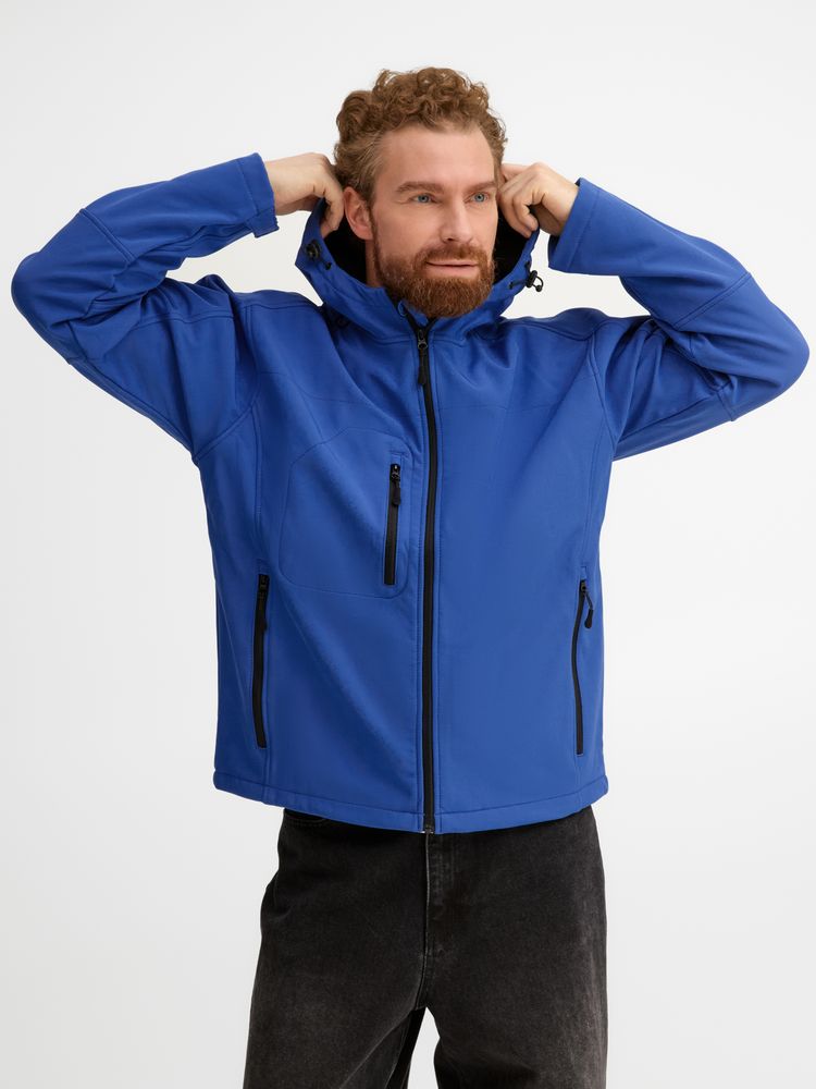 Куртка мужская с капюшоном Replay Men 340, ярко-синяя / Миниатюра модельного (1000)