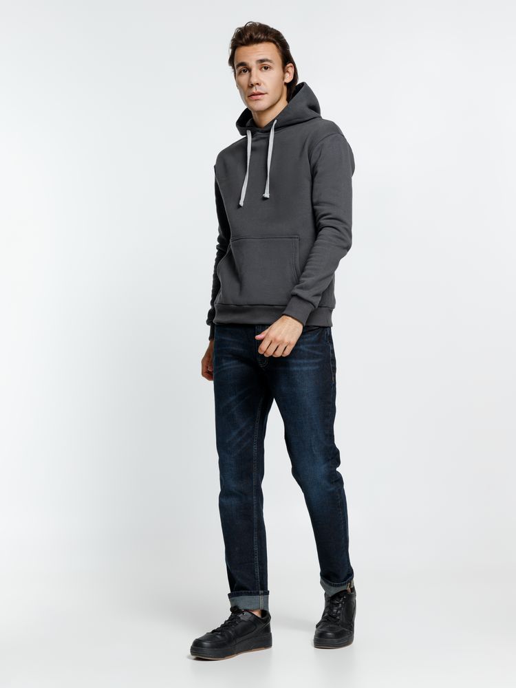 Толстовка с капюшоном Kirenga Heavy, темно-серая (графит) / Миниатюра модельного (1000)