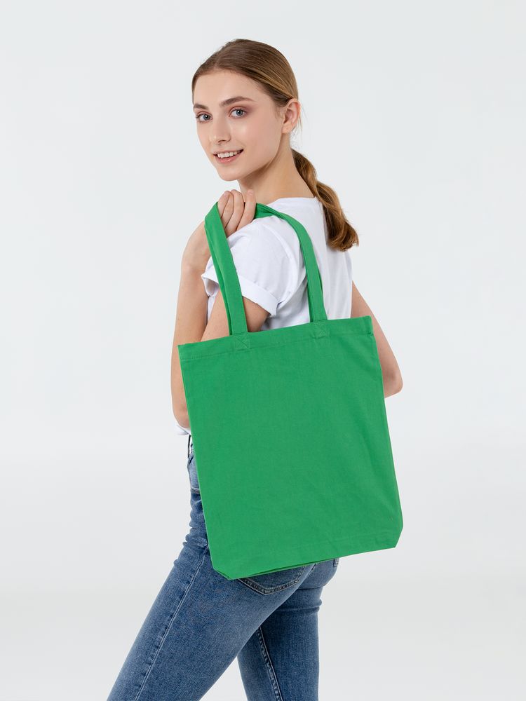 Холщовая сумка Avoska, зеленая / Миниатюра модельного (1000)