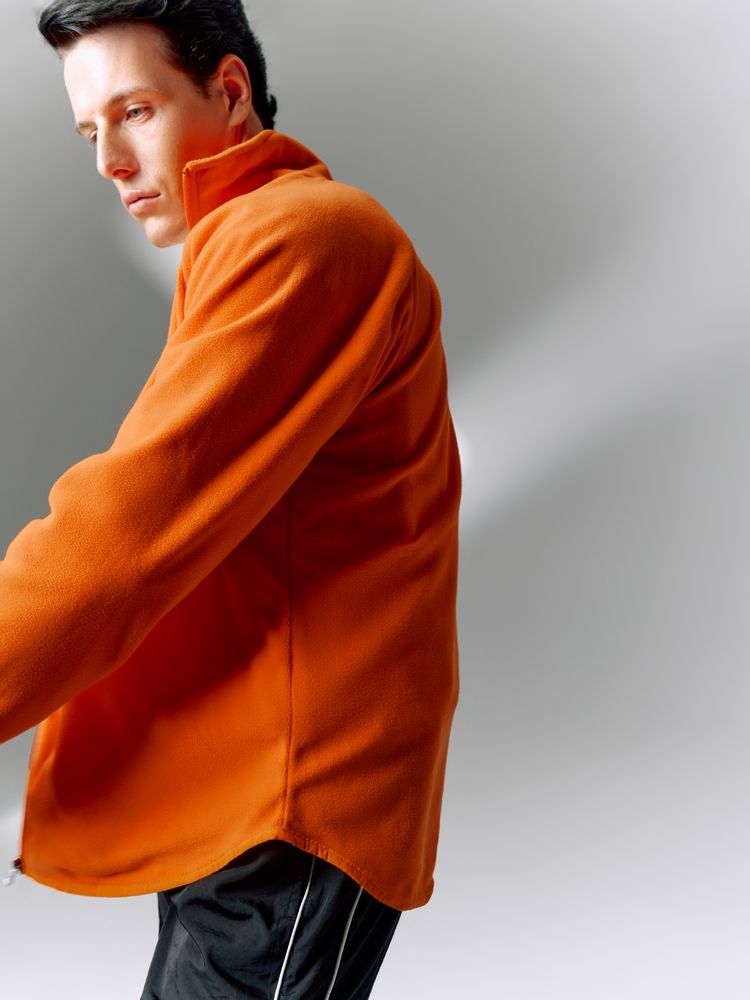 Куртка флисовая унисекс Fliska, оранжевая / Миниатюра имиджевого (1000)