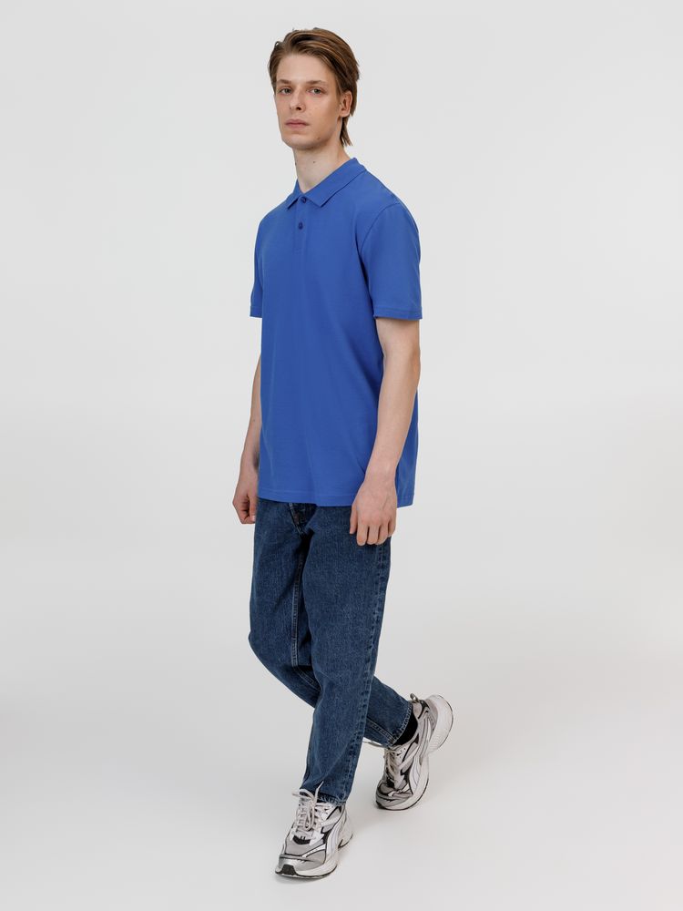 Рубашка поло унисекс Pulse, ярко-синяя (royal) / Миниатюра модельного (1000)