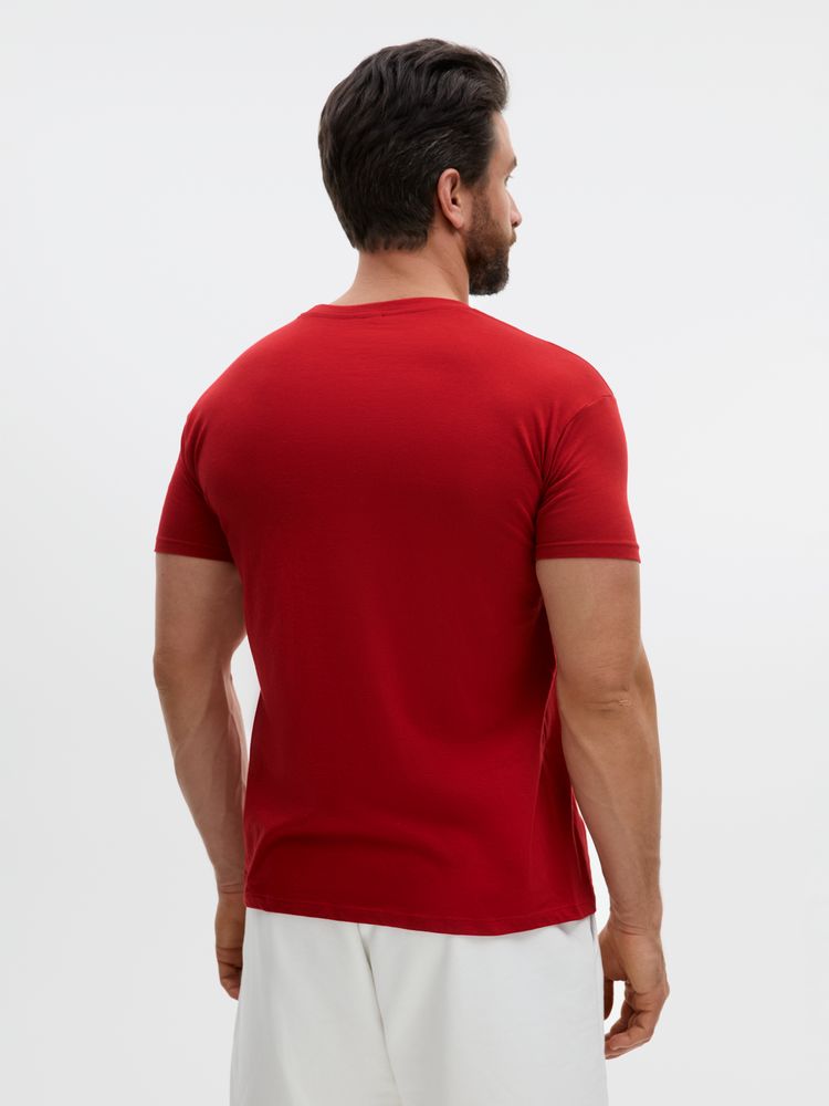 Футболка унисекс Regent 150, вишнево-красная / Миниатюра модельного (1000)