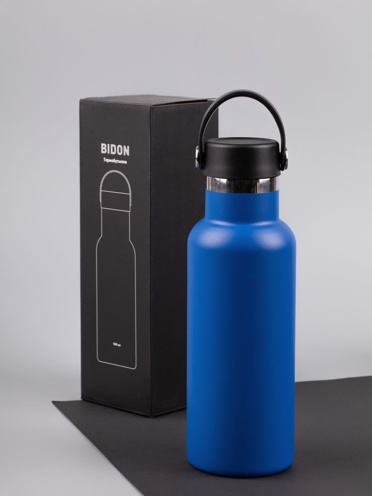 Термобутылка Bidon, синяя / Миниатюра имиджевого (1000)