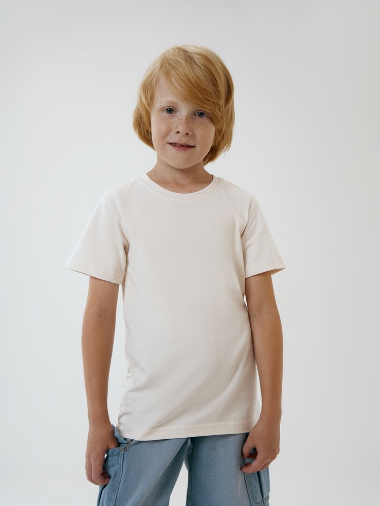 Футболка детская T-Bolka Kids, молочно-белая / Миниатюра модельного (1000)