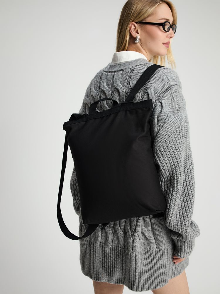 Рюкзак холщовый Discovery Bag, черный / Миниатюра модельного (1000)