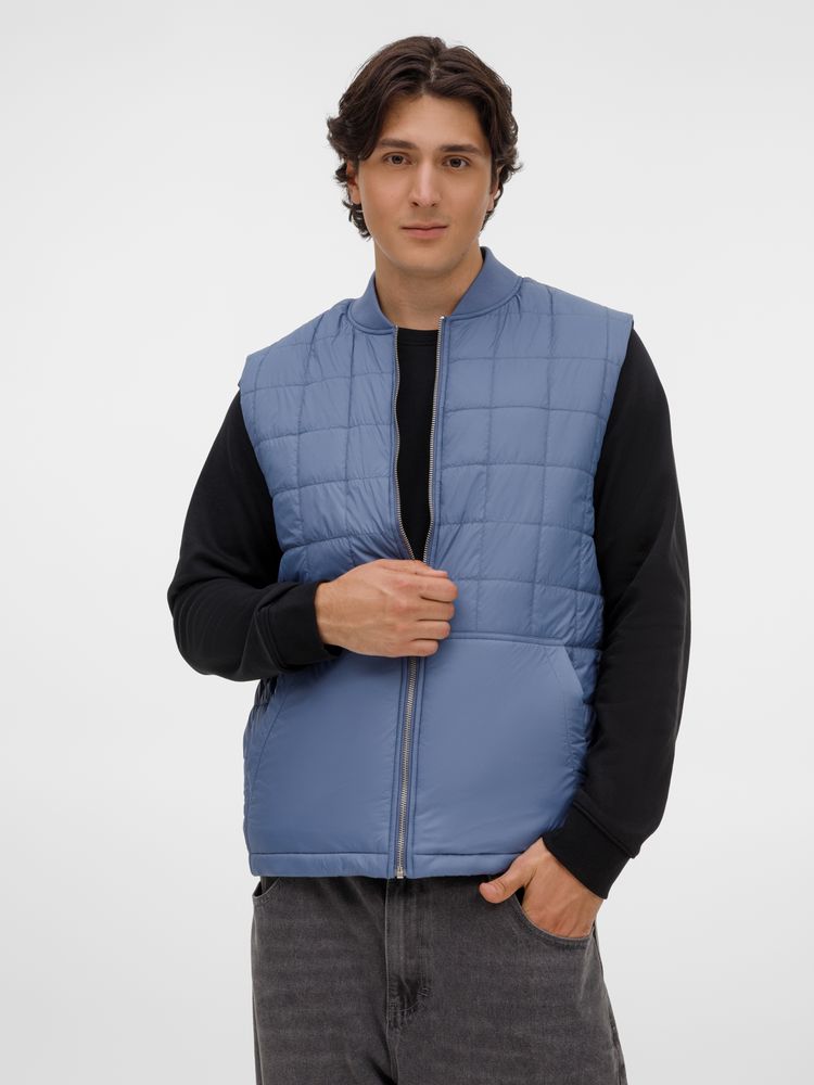 Жилет унисекс Warmbridge, синий (джинс) / Миниатюра модельного (1000)