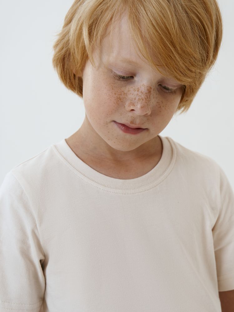 Футболка детская T-Bolka Kids, молочно-белая / Миниатюра модельного (1000)