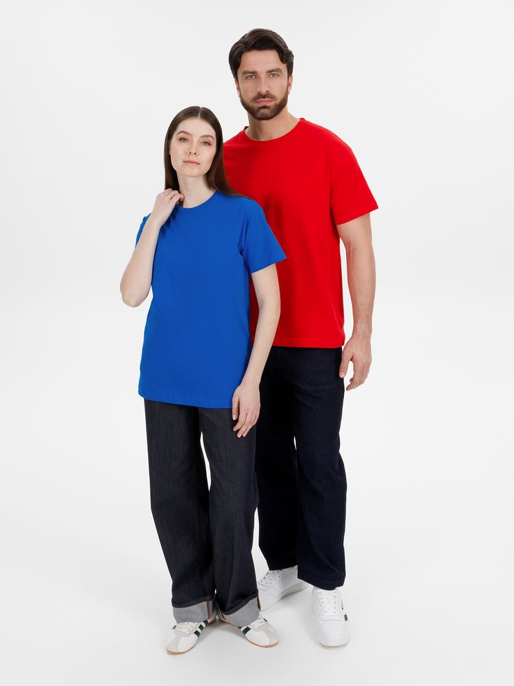 Футболка унисекс T-Bolka 180, красная / Миниатюра модельного (1000)