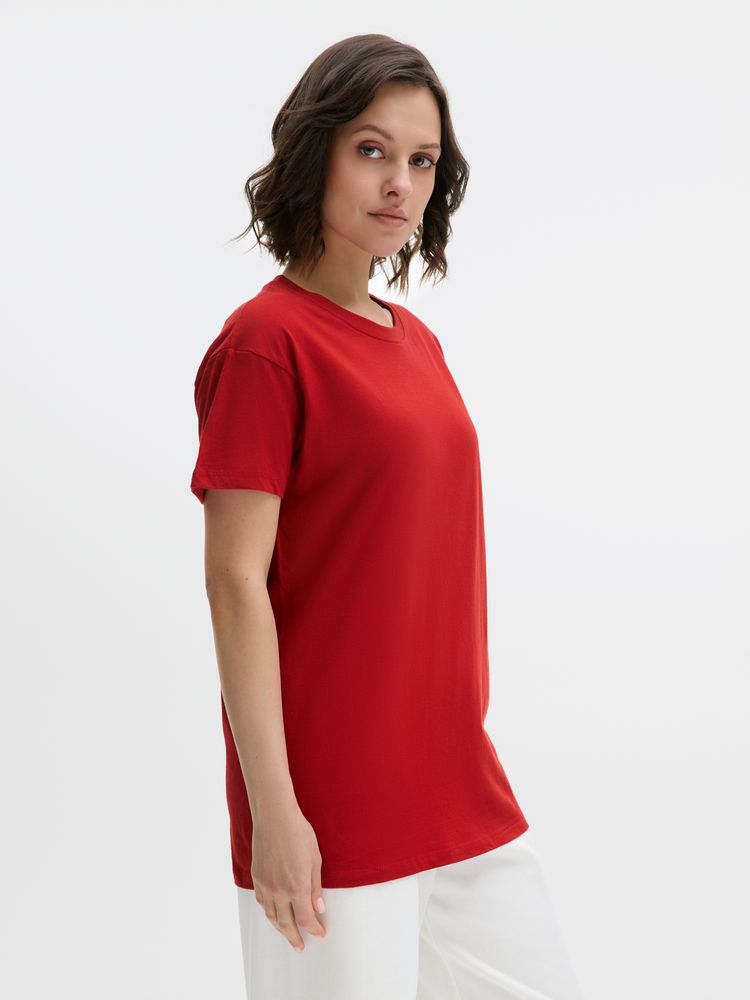 Футболка унисекс Regent 150, вишнево-красная / Миниатюра модельного (1000)