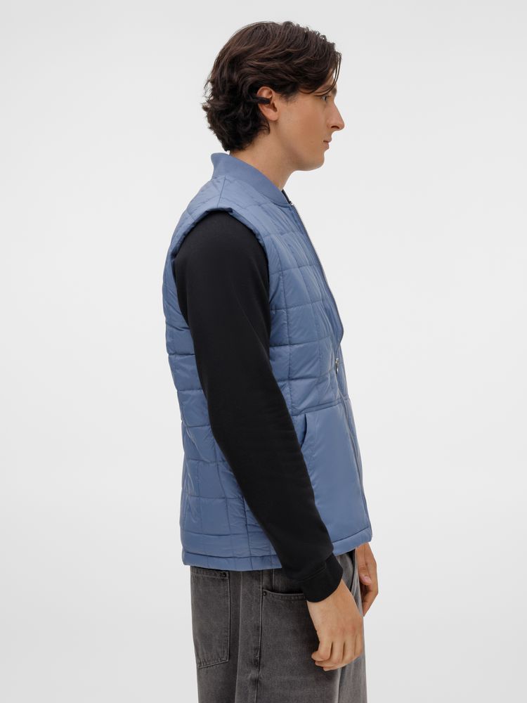 Жилет унисекс Warmbridge, синий (джинс) / Миниатюра модельного (1000)