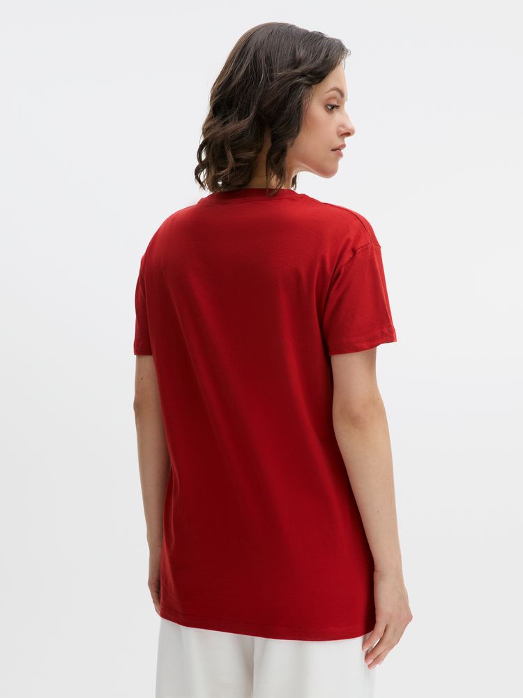 Футболка унисекс Regent 150, вишнево-красная / Миниатюра модельного (1000)