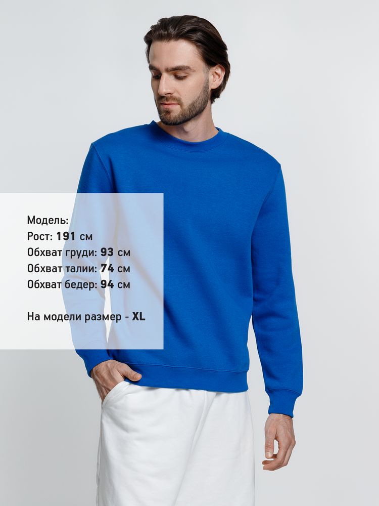 Свитшот унисекс Delta, ярко-синий / Миниатюра модельного (1000)