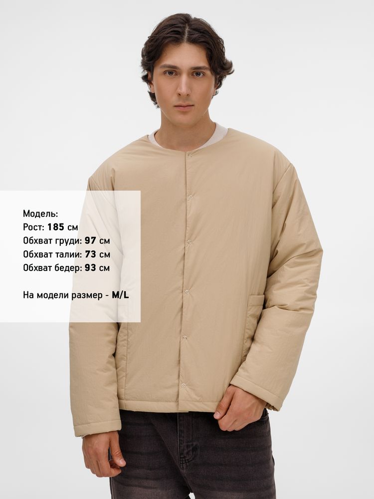 Куртка унисекс Veter, бежевая / Миниатюра модельного (1000)