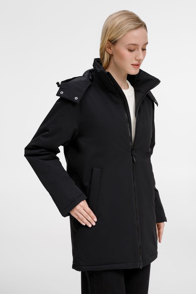 Куртка-парка унисекс Sfera, черная / Миниатюра модельного (1000)