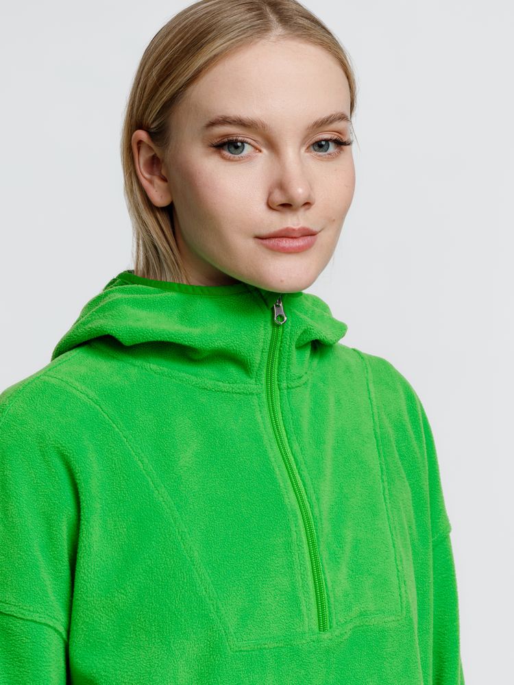 Анорак флисовый унисекс Fliska, зеленое яблоко / Миниатюра модельного (1000)